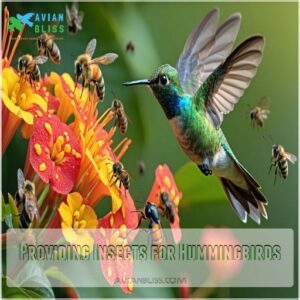 Providing Insects for Hummingbirds