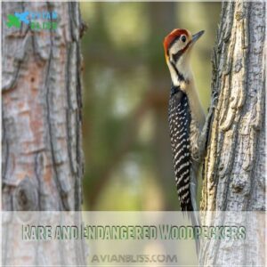 Rare and Endangered Woodpeckers