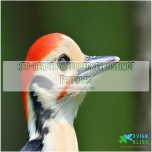 Red-headed Woodpecker Distinct Features