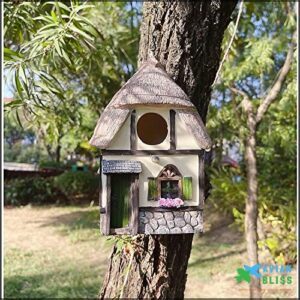 Resin Bird House,Water Proof，Sun-Proof，Gifts for