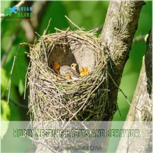 Robin Nesting Habits and Behavior