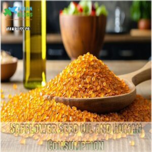 Safflower Seed Oil and Human Consumption