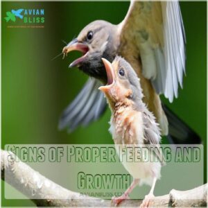 Signs of Proper Feeding and Growth