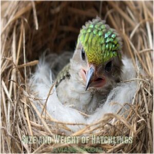 Size and Weight of Hatchlings