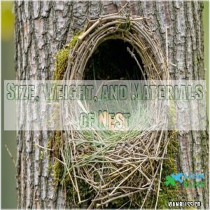 Size, Weight, and Materials of Nest