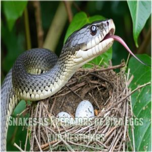 Snakes as Predators of Bird Eggs and Nestlings