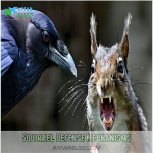 Squirrel Defense Mechanisms