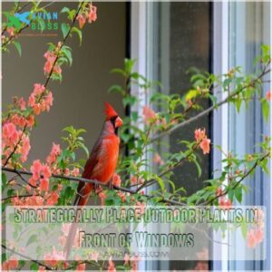 Strategically Place Outdoor Plants in Front of Windows