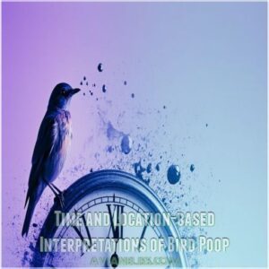 Time and Location-based Interpretations of Bird Poop