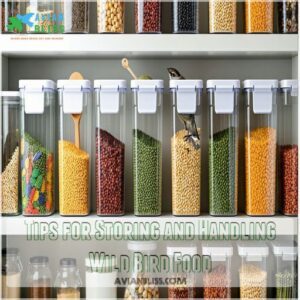 Tips for Storing and Handling Wild Bird Food