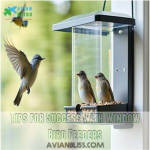 Tips for Success With Window Bird Feeders