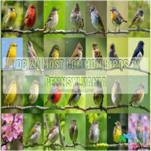 Top 20 Most Common Birds in Pennsylvania