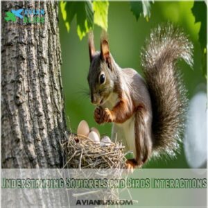 Understanding Squirrels and Birds Interactions