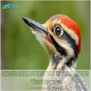 Unique Characteristics of Rare Kansas Woodpeckers