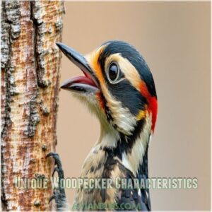 Unique Woodpecker Characteristics