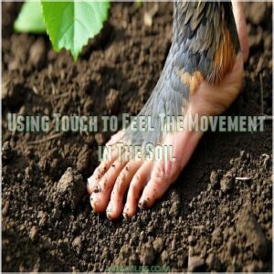 Using Touch to Feel The Movement in The Soil