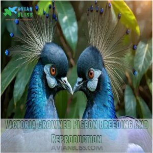 Victoria Crowned Pigeon Breeding and Reproduction