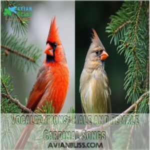 Vocalizations: Male and Female Cardinal Songs