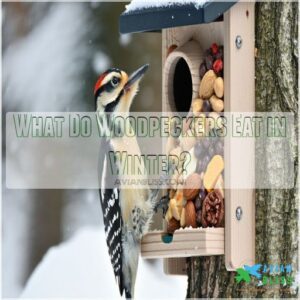 What Do Woodpeckers Eat in Winter