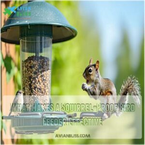 What Makes a Squirrel-Proof Bird Feeder Effective