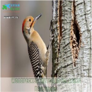 Woodpecker Diets and Foraging Behaviors