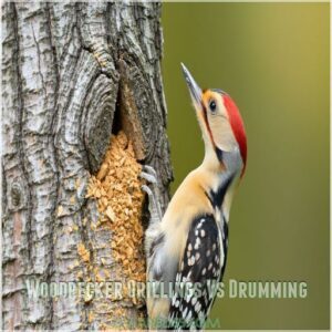 Woodpecker Drillings Vs Drumming