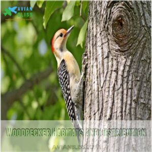 Woodpecker Habitats and Distribution