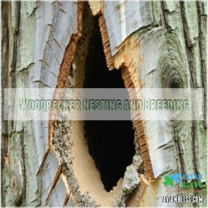 Woodpecker Nesting and Breeding