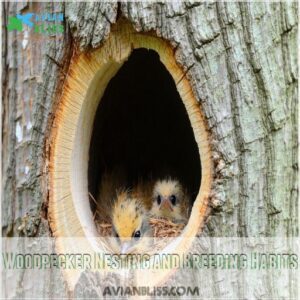 Woodpecker Nesting and Breeding Habits