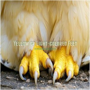 Yellow or Light-colored Feet