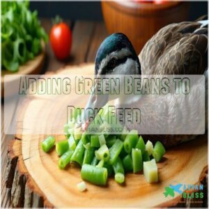 Adding Green Beans to Duck Feed