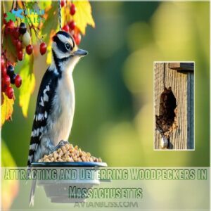 Attracting and Deterring Woodpeckers in Massachusetts