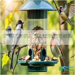 Attracting Birds With Sunflower Seeds