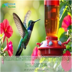 Attracting Hummingbirds With Feeders and Flowers