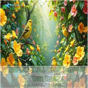 Attracting Small Yellow Birds to Your Yard