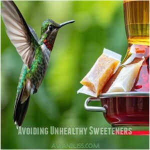 Avoiding Unhealthy Sweeteners