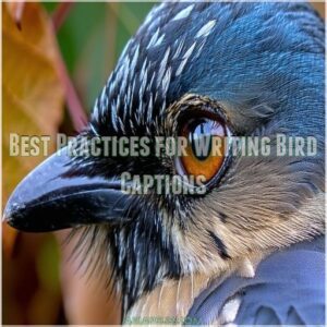 Best Practices for Writing Bird Captions