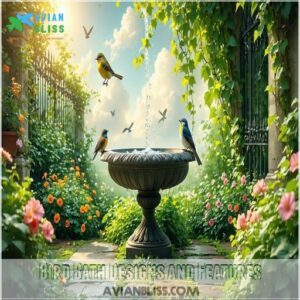 Bird Bath Designs and Features