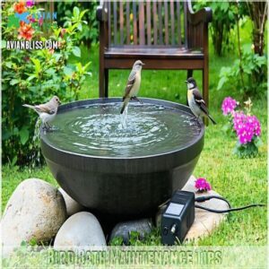 Bird Bath Maintenance Tips