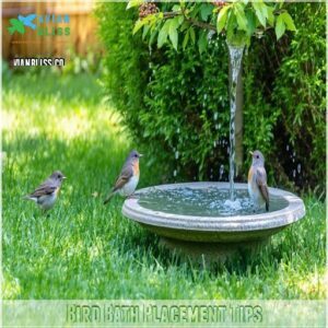 Bird Bath Placement Tips