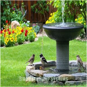 Bird Bath Pump Systems