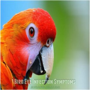 Bird Eye Infection Symptoms