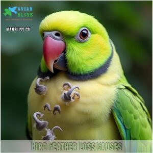 Bird Feather Loss Causes