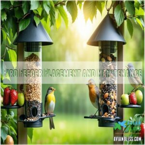 Bird Feeder Placement and Maintenance