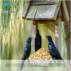 Bird Feeders and Seed Combinations