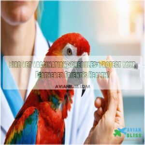 bird vet vaccination schedules