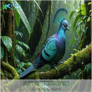 Blue Crowned Pigeon