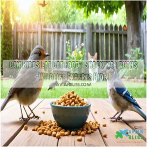 can birds eat cat food