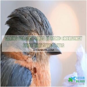 caring for sick birds at home