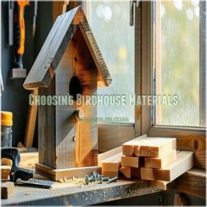 Choosing Birdhouse Materials